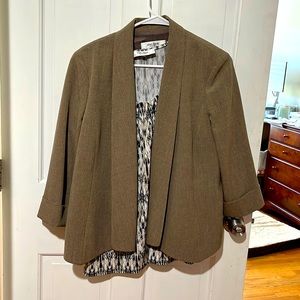 Jones New York Separates, size 12 coat, large shirt. Combo goes well together